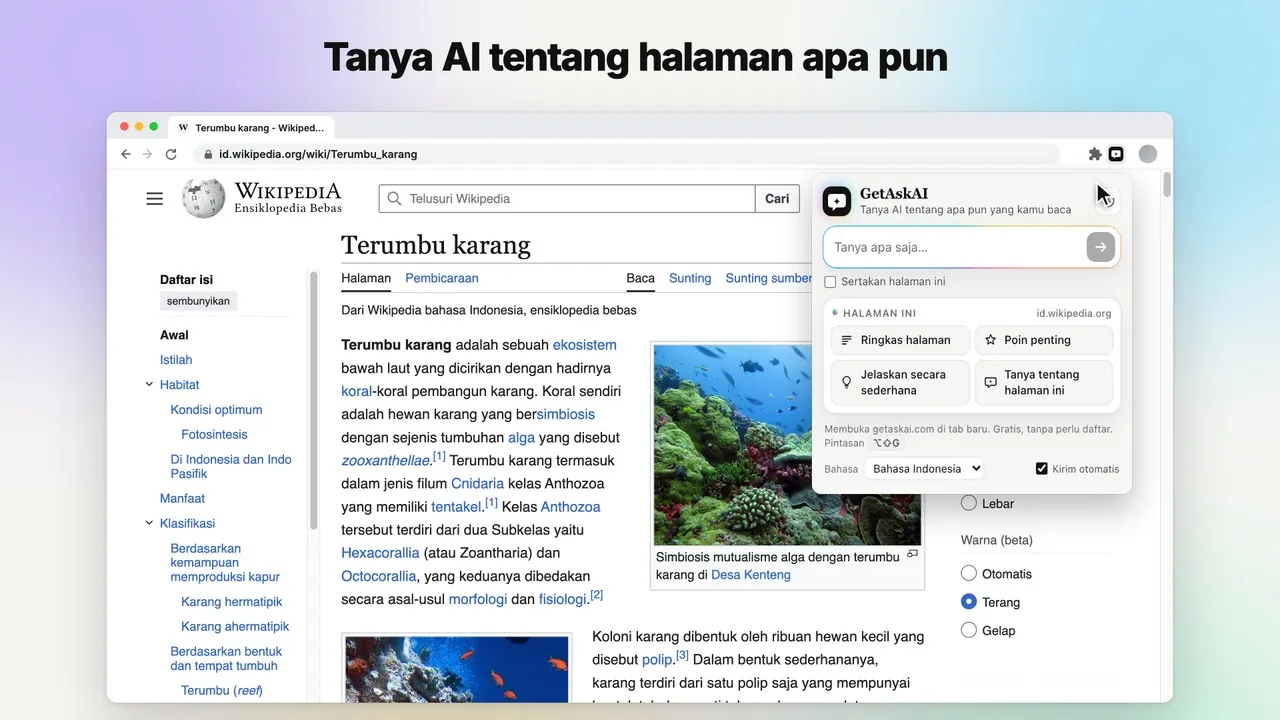 Video pengenalan ekstensi GetAskAI